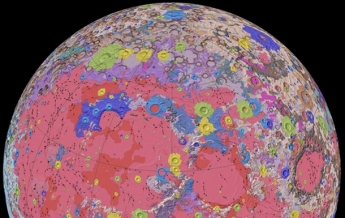 Создана первая геологическая карта Луны (видео)