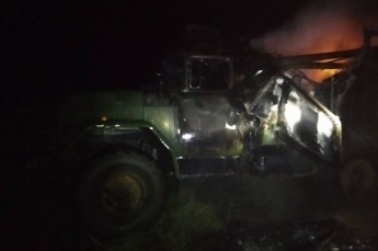 Во Львовской области мужчина сгорел в военном грузовике: подробности