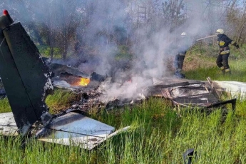 Под Днепром произошла смертельная авиакатастрофа. Фото с места ЧП