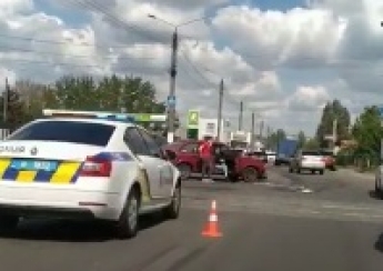 В Мелитополе из-за ДТП на объездной образовалась пробка (видео)