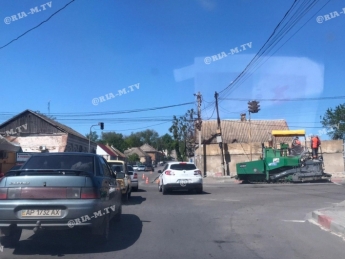 В Мелитополе заторы на дорогах из-за ремонта (фото, видео)