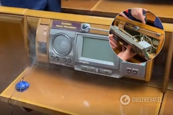 На заседании Рады у нардепа загорелась кнопка: видео ЧП