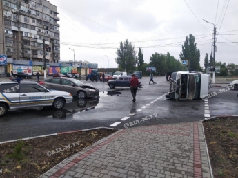 Полиция установила виновника масштабного ДТП с маршруткой в Мелитополе (фото, видео)