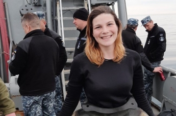 В ВМС Украины впервые в истории появилась женщина-водолаз.
