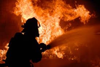 В Мелитополе тушили пожар на территории частного дома