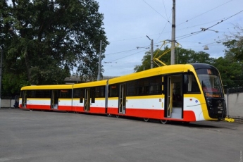 В Одессе трамвай дезинфицировали 