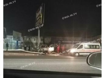 Как наказали водителя, таранившего электроопору на центральном проспекте в Мелитополе