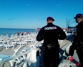 В Кирилловке полиция будет круглосуточно дежурить на пляжах