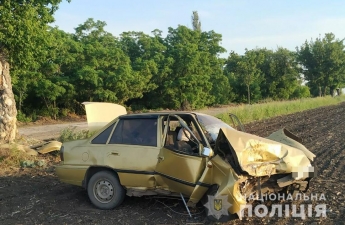 Пьяный водитель в Запорожской области угробил двоих пассажиров (фото)