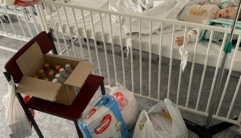 В Запорожье спасают малыша, получившего страшные ожоги (фото, видео)