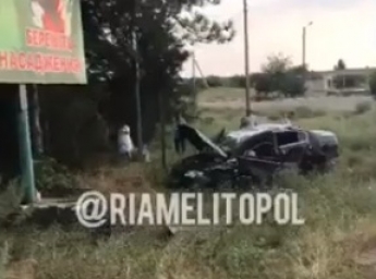 По дороге в Кирилловку произошло серьезное ДТП - машины разбросало по трассе (видео)