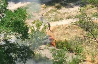 В Днепре на проспекте Мира дети потушили пожар