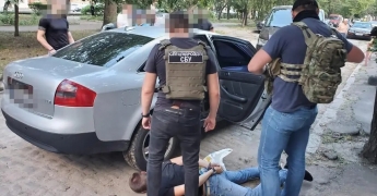 В Одессе банда пыталась похитить бизнесмена. Кадры задержания