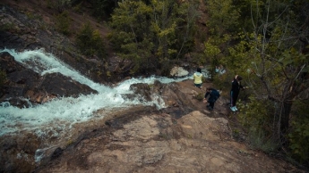 В Запорожской области пересох "оживший" водопад (ФОТО)
