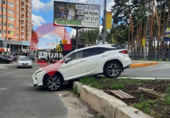 В Киеве водитель отметился 