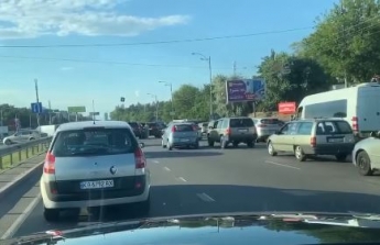 В Киеве на "проклятом" месте произошла масштабная авария: видео