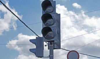 В Мелитополе на центральном проспекте не работают светофоры (видео)