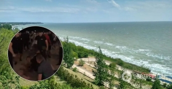 На украинском курорте охранники дискотеки жестоко избили посетителей (видео)