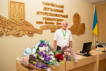 В Мелитополе проректор ТГАТУ принимает поздравления (фото)
