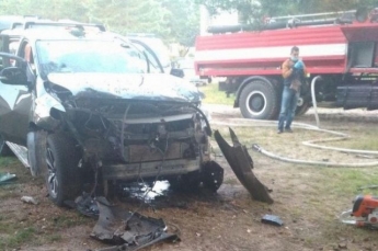 Во Львовской области взорвался автомобиль: погиб один человек