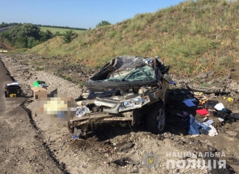 На Запорожской трассе водитель на украденном автомобиле попал в ДТП: погиб пассажир (фото)