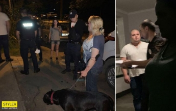 Полиция пытается замять: в Черновцах мужчина избил женщину, ее собаку и их защитника (фото)