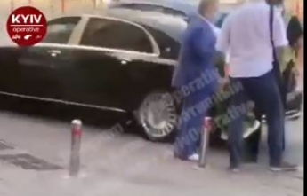 Авто Поплавского оказалось в центре инцидента в Киеве