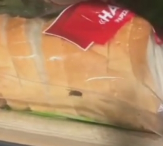 В Мелитополе популярный супермаркет продает хлеб с сюрпризом (видео)