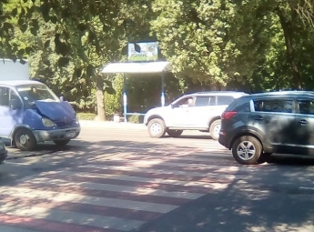В Мелитополе очередное "классическое" ДТП на пешеходном переходе (фото)