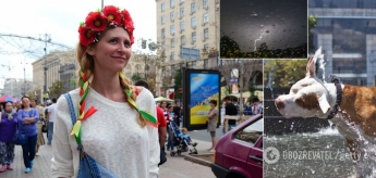 Киев в праздничные выходные ждут грозы и жара: появился 