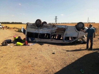 В Запорожской области начался суд над водителем грузовика, таранившего кирилловскую маршрутку (фото)
