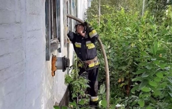В Днепре на Данилы Будницкого горел дом: на пожаре обнаружен обгоревший труп женщины (фото)