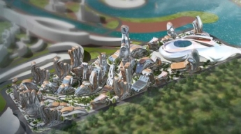 Певец Akon показал проект футуристичного города, который построит в Сенегале за $6 млрд (фото)