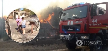 На Харьковщине показали сгоревшие дома и погибших животных. Видео пожарищ 18+