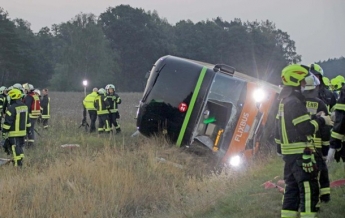 В Германии более 30 человек пострадали в ДТП с автобусом