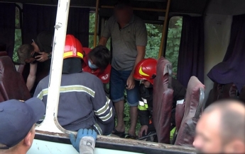 В Хмельницком семь человек пострадали в ДТП с автобусом (фото)