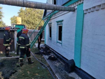 В Днепропетровской области во время пожара погиб мужчина: фото