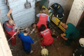 В Кривом Роге 13-летний подросток упал в подвал заброшенной шахты: мальчика госпитализировали (Фото)