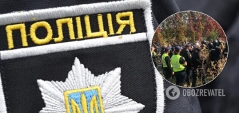 В Киеве студенты Олимпийского колледжа и участники АТО подрались с полицейскими