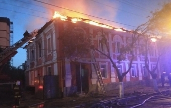 В Харькове вспыхнул пожар в жилом доме, есть жертвы