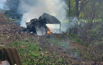 В Сербии истребитель МиГ-21 упал во дворе дома (видео)