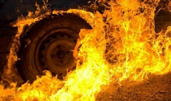 Ужасное ДТП на Днепропетровщине: водитель сгорел за рулем (фото 18+)
