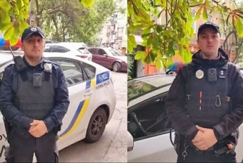 "Настоящие профессионалы": киевские патрульные за штаны вытащили украинца с того света