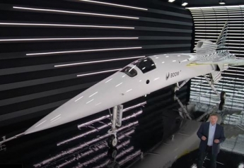В США представили прототип сверхзвукового лайнера (видео)
