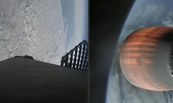 SpaceX запустила очередную партию спутников (видео)