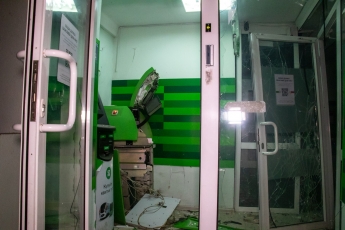 В Запорожье третий  раз за месяц взорвали банкомат