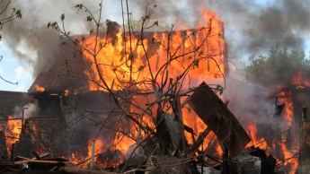 В Запорожской области во время пожара пострадал 41-летний мужчина (фото)