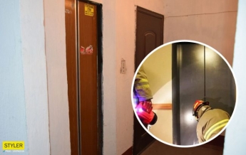 Как в фильме ужасов: в Киеве оборвался лифт с человеком внутри (видео)