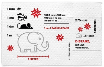 В Австрии выпустили марку, посвященную коронавирусу - напечатали ее на туалетной бумаге