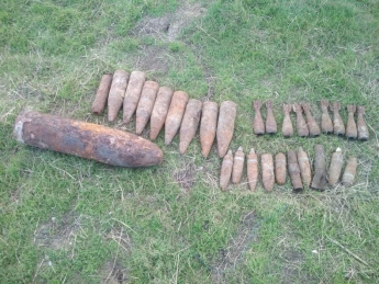 В Запорожской области ликвидировали 29 снарядов (фото)